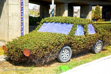 زیباسازی شهر مشهد به مناسبت نوروز ۱۴۰۲