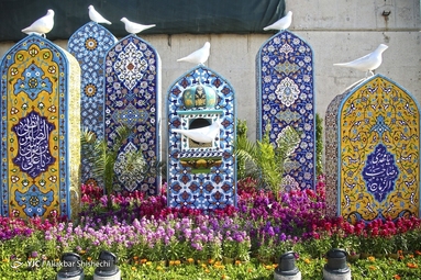 زیباسازی شهر مشهد به مناسبت نوروز ۱۴۰۲