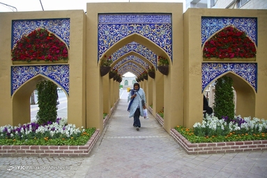 زیباسازی شهر مشهد به مناسبت نوروز ۱۴۰۲