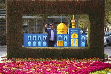 زیباسازی شهر مشهد به مناسبت نوروز ۱۴۰۲