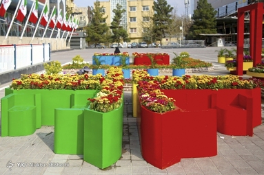 زیباسازی شهر مشهد به مناسبت نوروز ۱۴۰۲