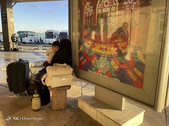 مسافران نوروزی در پایانه ترمینال غرب