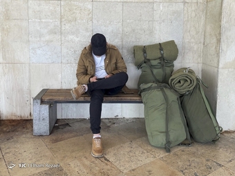 مسافران نوروزی در پایانه ترمینال غرب