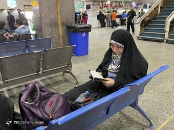 مسافران نوروزی در پایانه ترمینال غرب