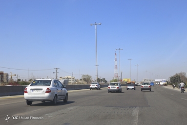وضعیت ترافیکی اتوبان تهران - کرج