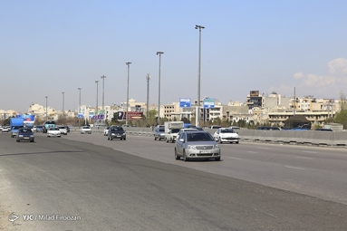 وضعیت ترافیکی اتوبان تهران - کرج