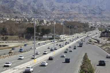 وضعیت ترافیکی اتوبان تهران - کرج