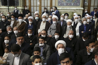 سخنرانی نوروزی رهبر انقلاب در حرم مطهر رضوی
