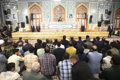 سخنرانی نوروزی رهبر انقلاب در حرم مطهر رضوی