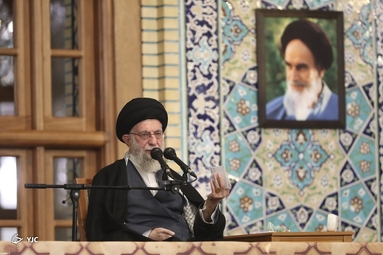 سخنرانی نوروزی رهبر انقلاب در حرم مطهر رضوی