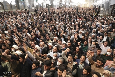 سخنرانی نوروزی رهبر انقلاب در حرم مطهر رضوی