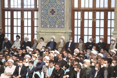 سخنرانی نوروزی رهبر انقلاب در حرم مطهر رضوی