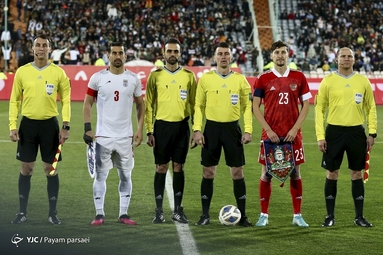 دیدار دوستانه فوتبال / ایران ۱ - روسیه ۱