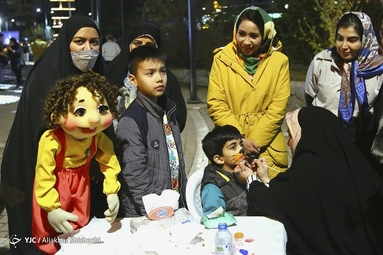 افتتاح اولین جشنواره هنرهای نوری ایران، در بوستان کوهسنگی مشهد