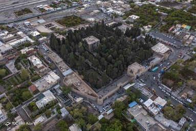 مسافران نوروزی در کاشان