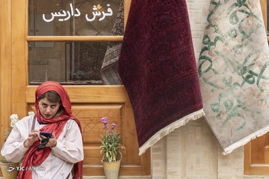 مسافران نوروزی در کاشان