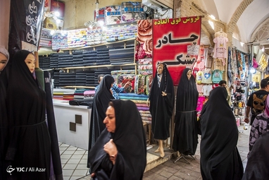 مسافران نوروزی در کاشان