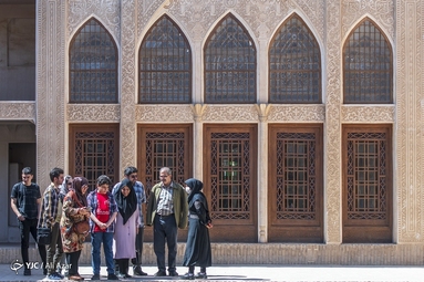مسافران نوروزی در کاشان