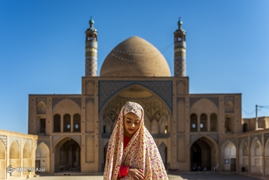 مسافران نوروزی در کاشان