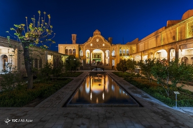 مسافران نوروزی در کاشان
