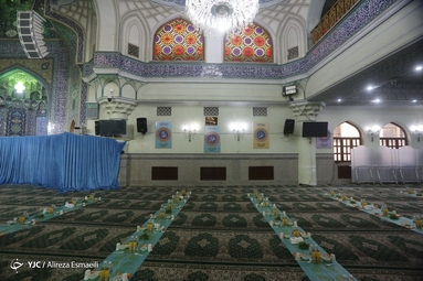 مراسم افطاری در حرم مطهر حضرت عبدالعظیم حسنی (ع)