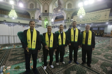 مراسم افطاری در حرم مطهر حضرت عبدالعظیم حسنی (ع)