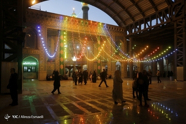 مراسم افطاری در حرم مطهر حضرت عبدالعظیم حسنی (ع)