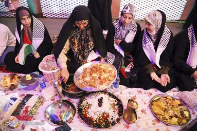 ضیافت افطاری فلسطینی