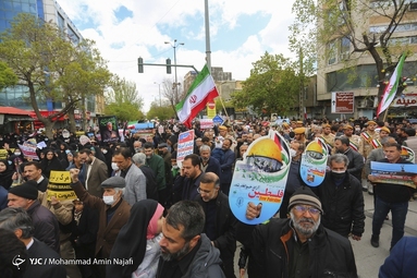راهپیمایی روز قدس ۱۴۰۲ - همدان