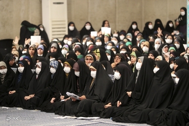 دیدار جمعی از دانشجویان و تشکل های دانشجویی با مقام معظم رهبری