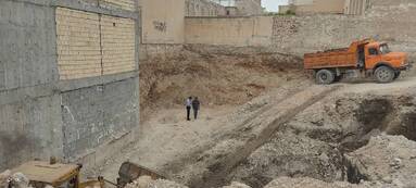 محلی که خمره در آن کشف شده است