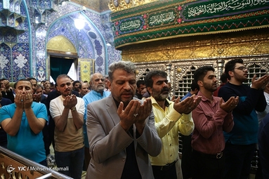 اقامه نماز عید سعید فطر در حرم حضرت معصومه (س)