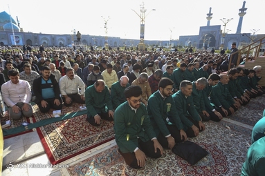 اقامه نماز عید سعید فطر در حرم مطهر رضوی(ع)