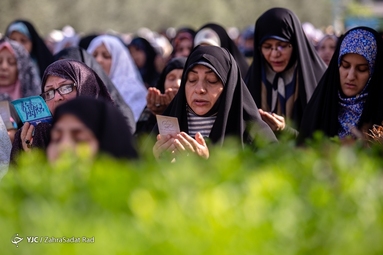 اقامه نماز با شکوه عید سعید فطر در مصلی تهران