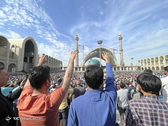اقامه نماز با شکوه عید سعید فطر در مصلی تهران