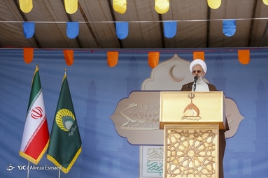 اقامه نماز با شکوه عید سعید فطر در حرم شاه عبدالعظیم حسنی(ع)