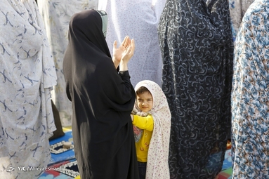 اقامه نماز با شکوه عید سعید فطر در حرم شاه عبدالعظیم حسنی(ع)