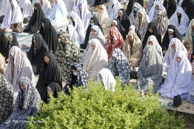 اقامه نماز با شکوه عید سعید فطر در حرم شاه عبدالعظیم حسنی(ع)