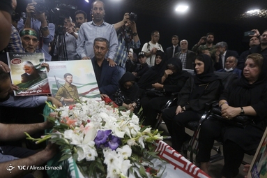 مراسم وداع با پیکر مطهر شهید آشوری جانی بت اوشانا