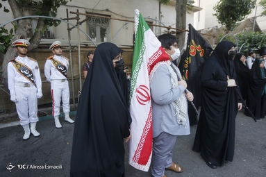 مراسم وداع با پیکر مطهر شهید آشوری جانی بت اوشانا