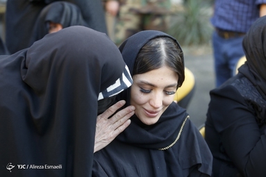 مراسم وداع با پیکر مطهر شهید آشوری جانی بت اوشانا