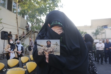 مراسم وداع با پیکر مطهر شهید آشوری جانی بت اوشانا