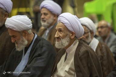 مراسم وداع با پیکر شهید آیت الله عباسعلی سلیمانی در مصلی بابلسر
