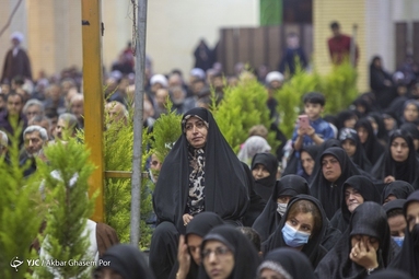 مراسم وداع با پیکر شهید آیت الله عباسعلی سلیمانی در مصلی بابلسر