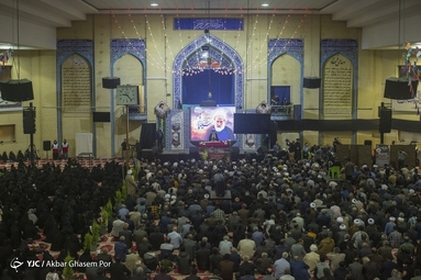 مراسم وداع با پیکر شهید آیت الله عباسعلی سلیمانی در مصلی بابلسر