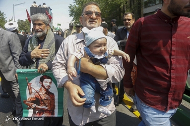 تشییع پیکر مطهر شهید جانی بت اوشنا