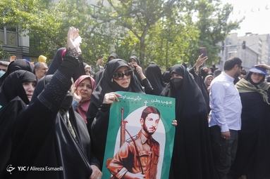 تشییع پیکر مطهر شهید جانی بت اوشنا