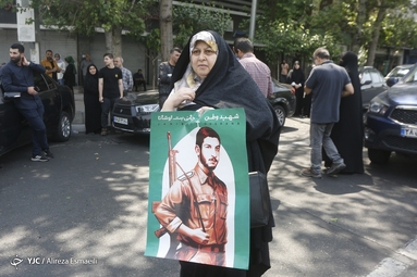 تشییع پیکر مطهر شهید جانی بت اوشنا