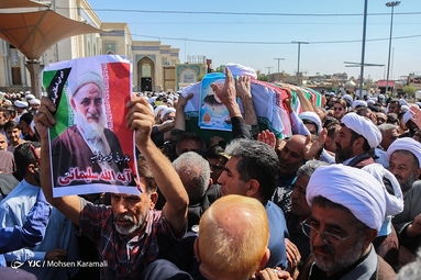 تشییع پیکر شهید آیت الله سلیمانی - قم