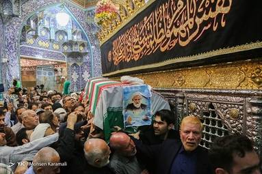 تشییع پیکر شهید آیت الله سلیمانی - قم